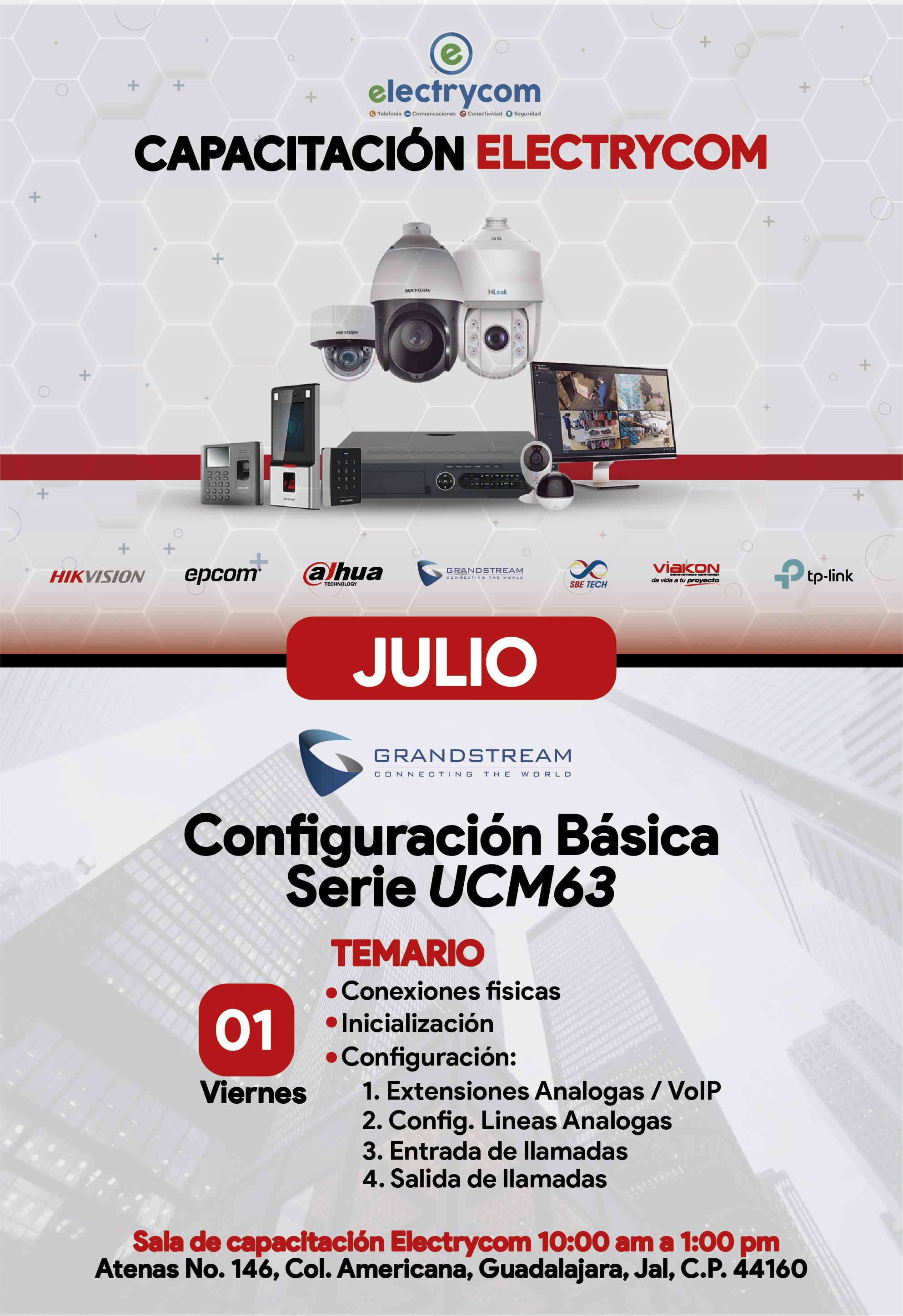 Configuración Básica De Conmutadores Serie UCM63 de Grandstream