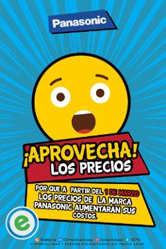 ¡Aprovecha! Precios bajos Panasonic