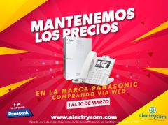 Precios bajos en Panasonic solo en compras Web