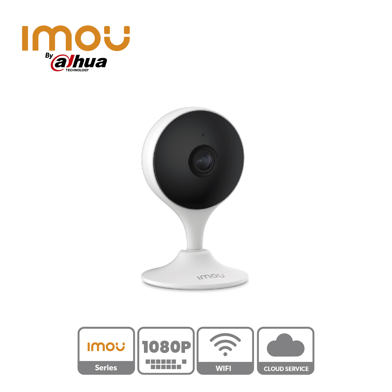 Imou Cue 2 Cámara de Vigilancia WiFi 1080P con Sirena Incorporada